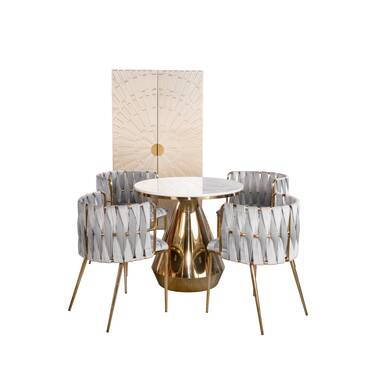 Everly Quinn Garnica 7 Piece Dining Set Wayfair